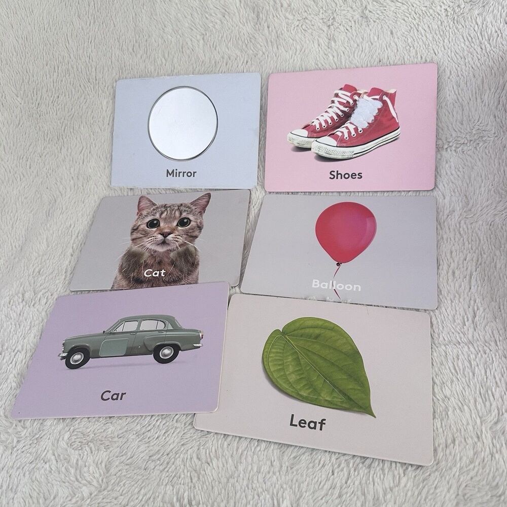 Lovevery Things I See 6 Texture Cards for Babies 7-8 Months Playkit